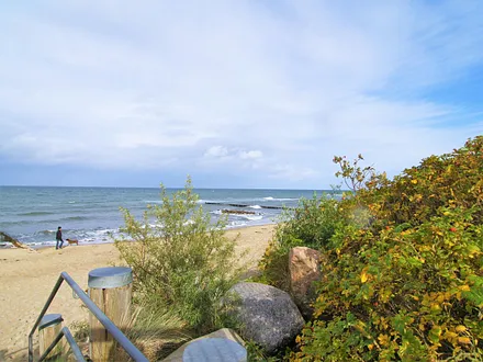 Der hauseigene Strandzugang