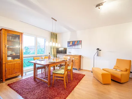 Der Essbereich in der unteren Etage