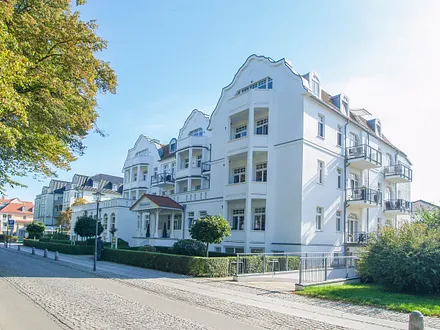 Die Außenansicht des Hauses Miramare