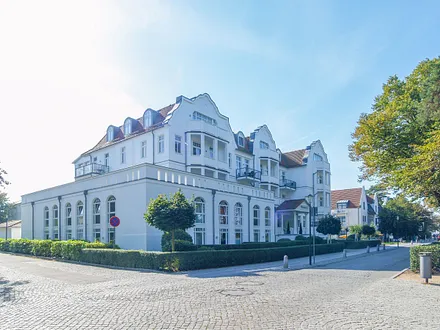 Die Außenansicht des Hauses Miramare