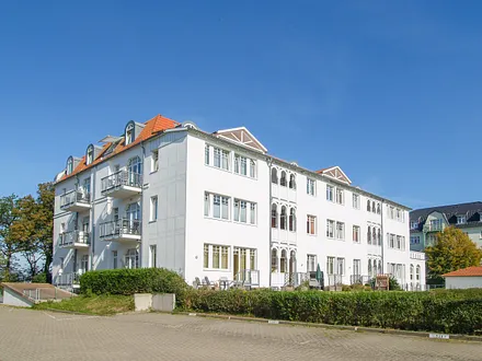 Die Rückansicht des Hauses Miramare