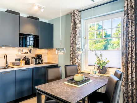 Der offene Wohn- und Essbereich