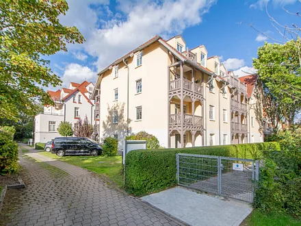 Das Haus Ostseewelle von außen