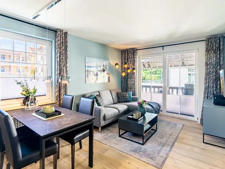 Der offene Wohn- und Essbereich