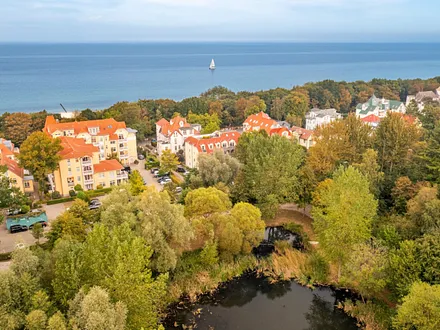 Das Haus Ostseewelle in direkter Ostseenähe