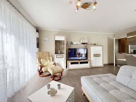 Wohnbereich mit Relax Sessel