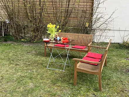 Sitzecke im Garten