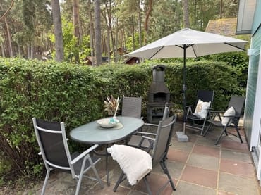 bestuhlte Terrasse