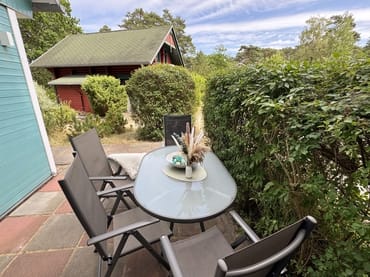 bestuhlte Terrasse