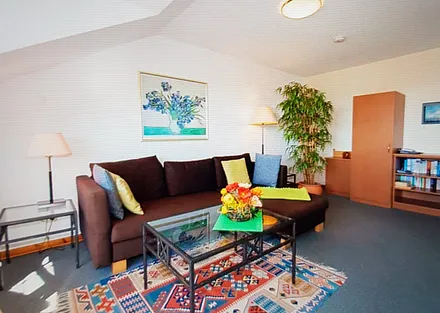 Schlafcouch im Wohnzimmer