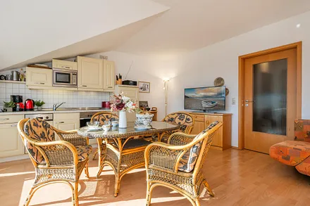 Wohnbereich mit Küchenzeile