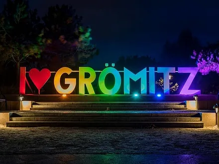 Grömitz - farbenfroh um Mitternacht