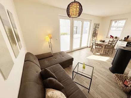 gemütlicher Wohnbereich mit Couch