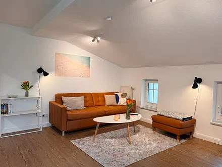 Schlafcouch im Wohnzimmer