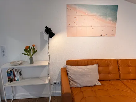 Schlafcouch im Wohnzimmer