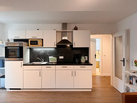 Küchenzeile im Wohnzimmer