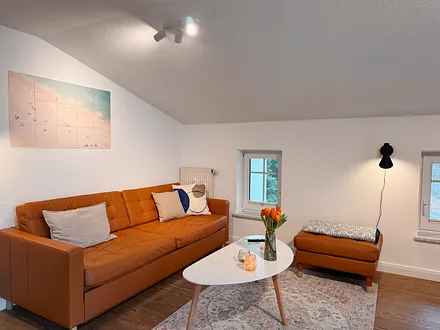 Schlafcouch im Wohnzimmer