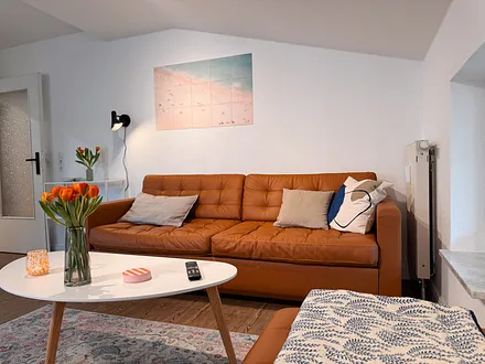 Schlafcouch im Wohnzimmer