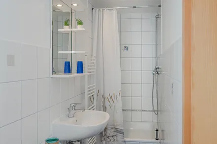 Bad mit großer Dusche 