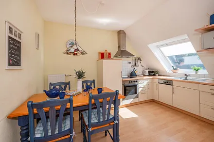 offene Küche mit Essbereich