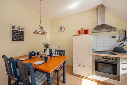 offene Küche mit Essbereich