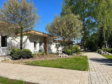 Garten der Ferienanlage