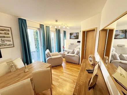 Blick auf das Wohnzimmer