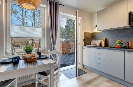 Essbereich mit Küchenzeile