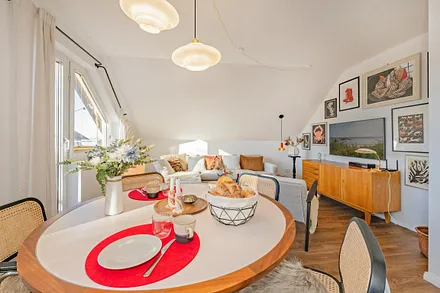 Blick in den Wohnbereich