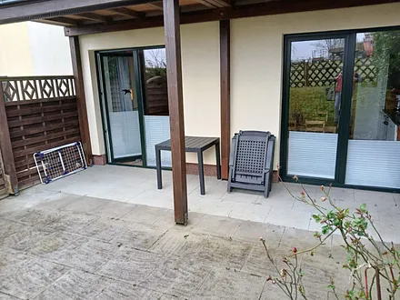 Terrasse Wohnung Seebär mit Zugang zum WZ und SZ