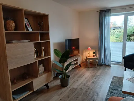 Schrankwand im Wohnzimmer