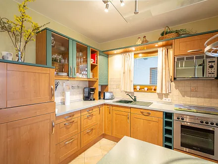 Die offene Küchenzeile