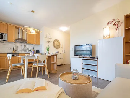 Der offene Wohn- und Essbereich