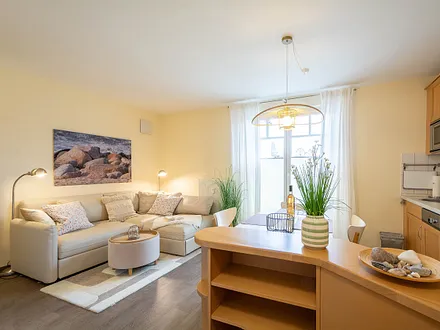 Der offene Wohn- und Essbereich