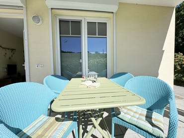 bestuhlte Terrasse