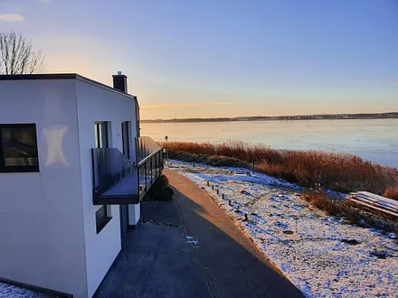Blick auf die Ferienwohnung 