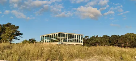 Das Inselpardies (Gaststätte) am Strand in Baabe