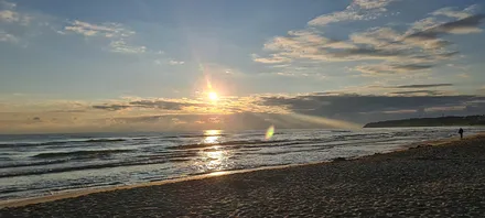 Abendstimmung am Strand in Baabe