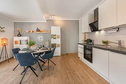 Wohnbereich mit Küchenzeile