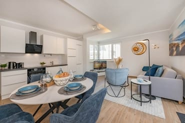 Wohnbereich mit Küchenzeile