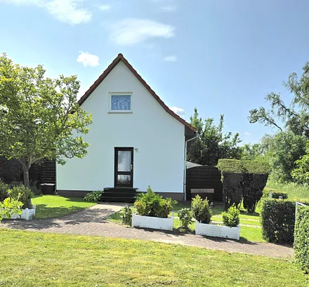 Blick auf den Hauseingang