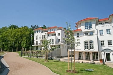 Blick zum Haus Meeresblick