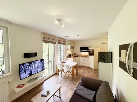 gemütlicher Wohnbereich mit Couch