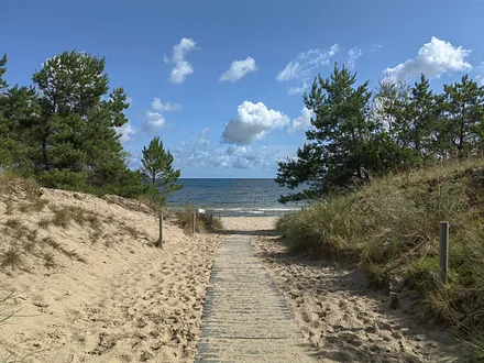 Zugang zum Hundestrand