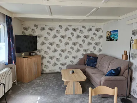 Wohnzimmer mit Schlafcouch