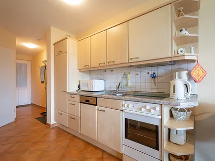 Die offene Küchenzeile