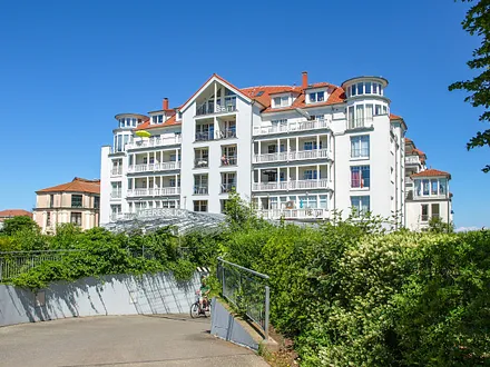 Das Haus Meeresblick von der Rückseite