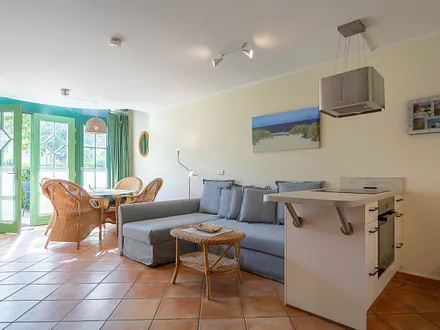 Der offene Wohn- und Essbereich