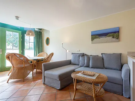 Der offene Wohn- und Essbereich