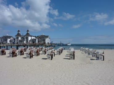 Die berühmte Seebrücke von Sellin.